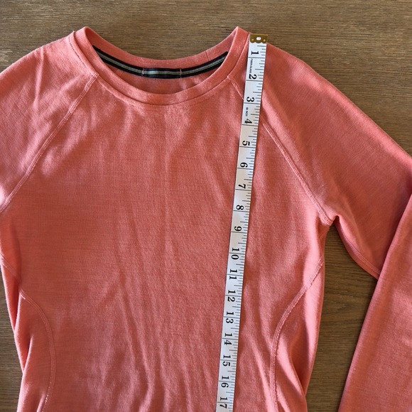 Smartwool Women's Merino 250 Base Layer Long Sleeve Top-Sunset Coral-Size Med - Picture 5 of 13